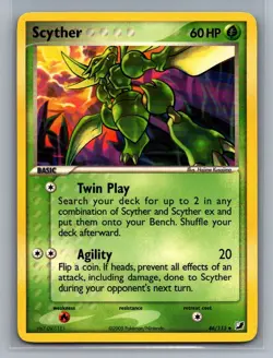 Scyther #46/115 Unseen Forces Vintage Pokemon Card - NM - Image 2