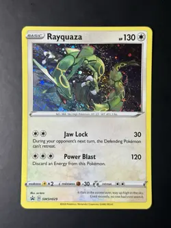 Rayquaza - (Pixel Cosmos Holo) SWSH029 Miscellaneous Cards & Products Holo - Image 1