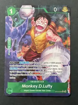 OP16-034 Monkey.D.Luffy R Alt Art The Time To Battle One Piece TCG English Card - Image 1