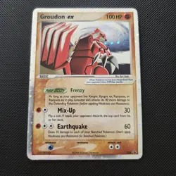 Pokemon Card - Groudon EX Black Star Promo 038 Ultra Rare Holo - Image 1