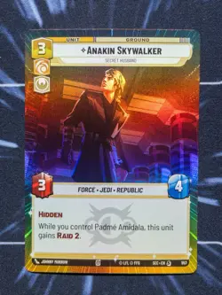 Star Wars Unlimited: Anakin Skywalker - Secret Husband Hyperspace Foil SEC 957 - Image 1