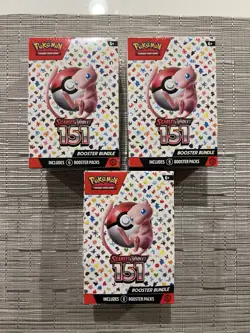 Pokemon TCG Scarlet & Violet 151 Booster Bundle - Sealed 820650853210 - Image 1