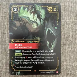Pyke Dockside Butcher 028/219 NM Riftbound Card Unleashed - Image 1