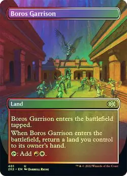 Magic The Gathering MTG BOROS GARRISON BORDERLESS FOIL Double Masters 2022 NM - Image 1