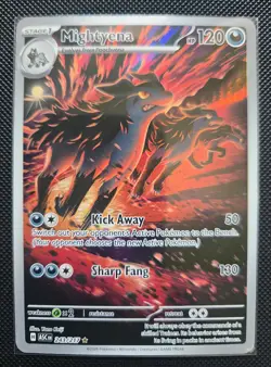 Mightyena 243/217 Illustration Rare Ascended Heroes Pokemon Near Mint - Image 1
