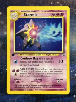 Starmie 25/64 Neo Revelation 1st First Edition WOTC Pokemon Rare NM NEAR MINT - Image 1