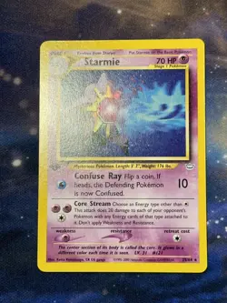 Starmie 25/64 Neo Revelation 1st First Edition WOTC Pokemon Rare NM NEAR MINT - Image 3