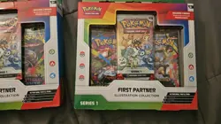 Pokemon TCG First Partner Illustration Collection Box Series 1 Sealed Lot Of 2 - Image 3