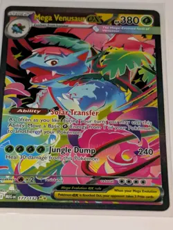 POKEMON MEGA VENUSAUR EX 380 177/132 RARE RARE EVOLUTIONS SPECIAL HOLO ILLUS TCG - Image 5