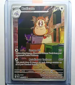 Pokemon Raticate Illustration Rare Perfect Order 099/088 - Image 1