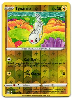 Tynamo 059/196 - 🌊 Lost Origin Common Pokemon TCG Reverse Holo 🖤 - LP - Image 1