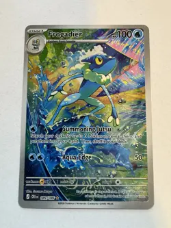 Pokemon Frogadier ME04: Chaos Rising CRI SHINY RARE HOLO 089/086 NM - Image 1