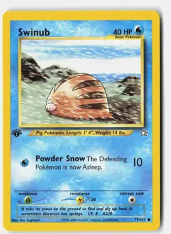 Swinub 1st Edition Common N1 79/111 LP - Image 1