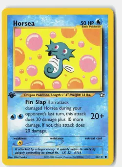 Horsea 1st Edition Common N1 62/111 LP - Image 1