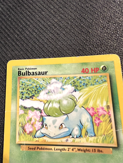 Pokemon TCG Bulbasaur Base Set 44/102 Regular 1999-2000 Wizards Base Set HP - Image 3