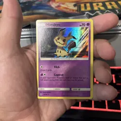 Mimikyu 58/145 NM Holo Rare Guardians Rising Pokemon - Image 1