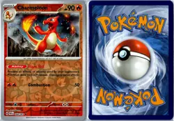 Charmeleon Paldean Fates 008/091 2024 Uncommon Reverse Holo Near Mint - Image 3
