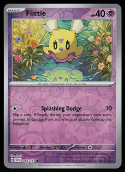 Flittle 094/191 Common Surging Sparks Pokemon Reverse Holo Near Mint - Image 1