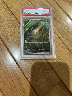 2024 POKEMON SSP EN-SURGING SPARKS ILLUSTRATION RARE #198 FEEBAS PSA 10 - Image 3