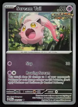 Scream Tail 042/131 Uncommon Prismatic Evolutions Pokemon Reverse Holo Near Mint - Image 1