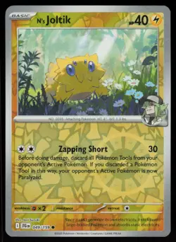 N's Joltik 049/159 Common Journey Together Pokemon Reverse Holo Near Mint - Image 1
