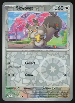 Skwovet 131/159 Common Journey Together Pokemon Reverse Holo Near Mint - Image 1