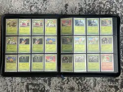 Pokemon Scarlet & Violet Paradox Rift Complete Master Set NM W/ Binder - Image 3