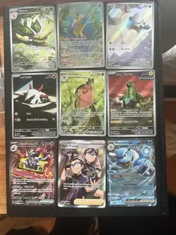 Pokemon TCG lot of 9, IR, SIR, full art, ex - Image 1