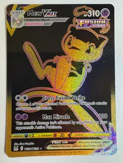 Pokemon TCG: Mew VMAX TG30/TG30 - Lost Origin - Full Art Gold Secret Rare - NM - Image 1