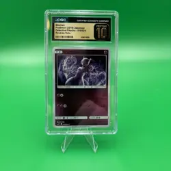 Pokemon Japanese Mewtwo 016/024 CGC Pristine 10 Reverse Holo Detective Pikachu - Image 1