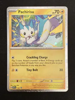 Pachirisu SVP 158 Black Star Promo - Pokemon Surging Sparks - Image 1