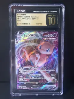 MEW VMAX Pokemon 2022 JPN VSTAR Universe Holo 054/172 Japanese - CGC Pristine 10 - Image 1