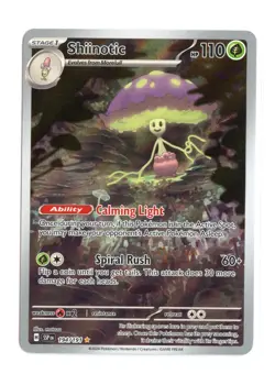 Shiinotic - 194/191 Illustration Rare Holo SV08: Surging Sparks Pokemon NM - Image 1