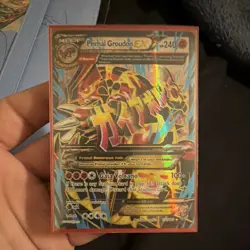 The Pokemon Company Primal Groudon-EX 151/160 Full Art Holo - Image 1