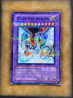 Yugioh Cyber End Dragon MF02-EN003 Parallel Rare Promo LP - Image 1