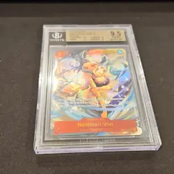 2023 One Piece OP04-118 Kingdoms of Intrigue Nefeltari Vivi SEC Alt Art BGS 9.5 - Image 3