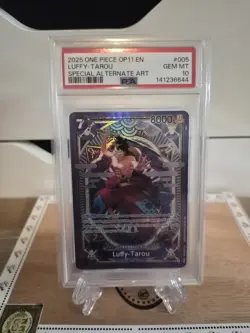 PSA 10 Luffy-Tarou (SP Alt Art) A Fist of Divine Speed ST18-005 EN One Piece B25 - Image 1