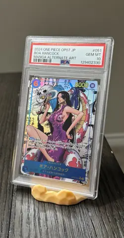 ONE PIECE MANGA ALT ART BUNDLE (PRISTINE 10 UTA, NAMI, BONNEY) AND PSA 10 BOA - Image 5