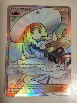 Pokemon Sun & Moon Base Set 2017 Lillie #147/149 Full Art Ultra Rare Holo (NM+) - Image 1