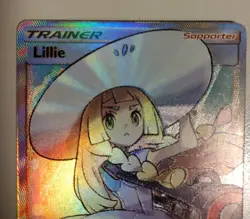 Pokemon Sun & Moon Base Set 2017 Lillie #147/149 Full Art Ultra Rare Holo (NM+) - Image 2