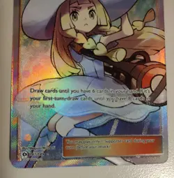 Pokemon Sun & Moon Base Set 2017 Lillie #147/149 Full Art Ultra Rare Holo (NM+) - Image 3
