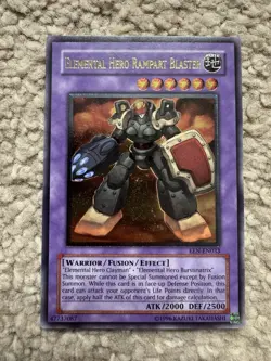 Yu-Gi-Oh! Elemental Hero Rampart Blaster EEN-EN030 Ultimate Rare Euro - Image 1