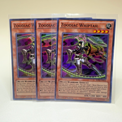 3x Zoodiac Whiptail MP17-EN183 1st Edition Unlimited Super Rare Holo - VLP-NM 💎 - Image 1