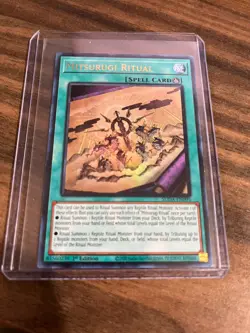 Yugioh! Mitsurugi Ritual - SUDA-EN095 - Ultra Rare - 1st Edition Near Mint, Engl - Image 1