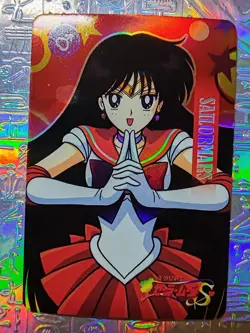 Card Goddess Anime Sailor Moon Mercury Mars Jupiter Venus Sexy Holo Oil - Image 1