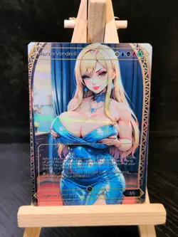 MTG Marina Vendrell Fanart Borderless Style Card EDH Playtest Commander - Image 3