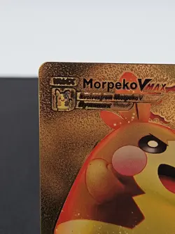 Pokemon Morpeko VMAX 300HP Gold Foil Card Fan Art #080/202 - Image 2