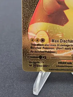 Pokemon Morpeko VMAX 300HP Gold Foil Card Fan Art #080/202 - Image 5