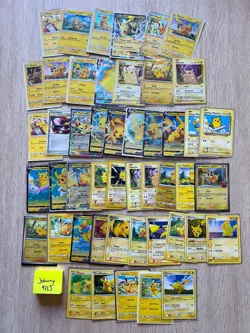 Huge Pokemon TCG Pikachu Rare Bundle Card Lot Holo Vintage Modern - Image 1