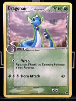 Pokemon TCG Dragonair (Delta Species) 28/101 EX Dragon Frontiers Regular Card LP - Image 3